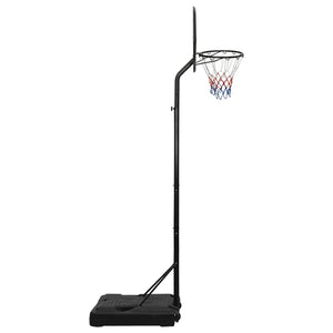 vidaXL Basketball Hoop Black 282-352 cm Polyethylene