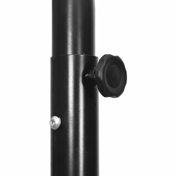 vidaXL Basketball Hoop Black 282-352 cm Polyethylene