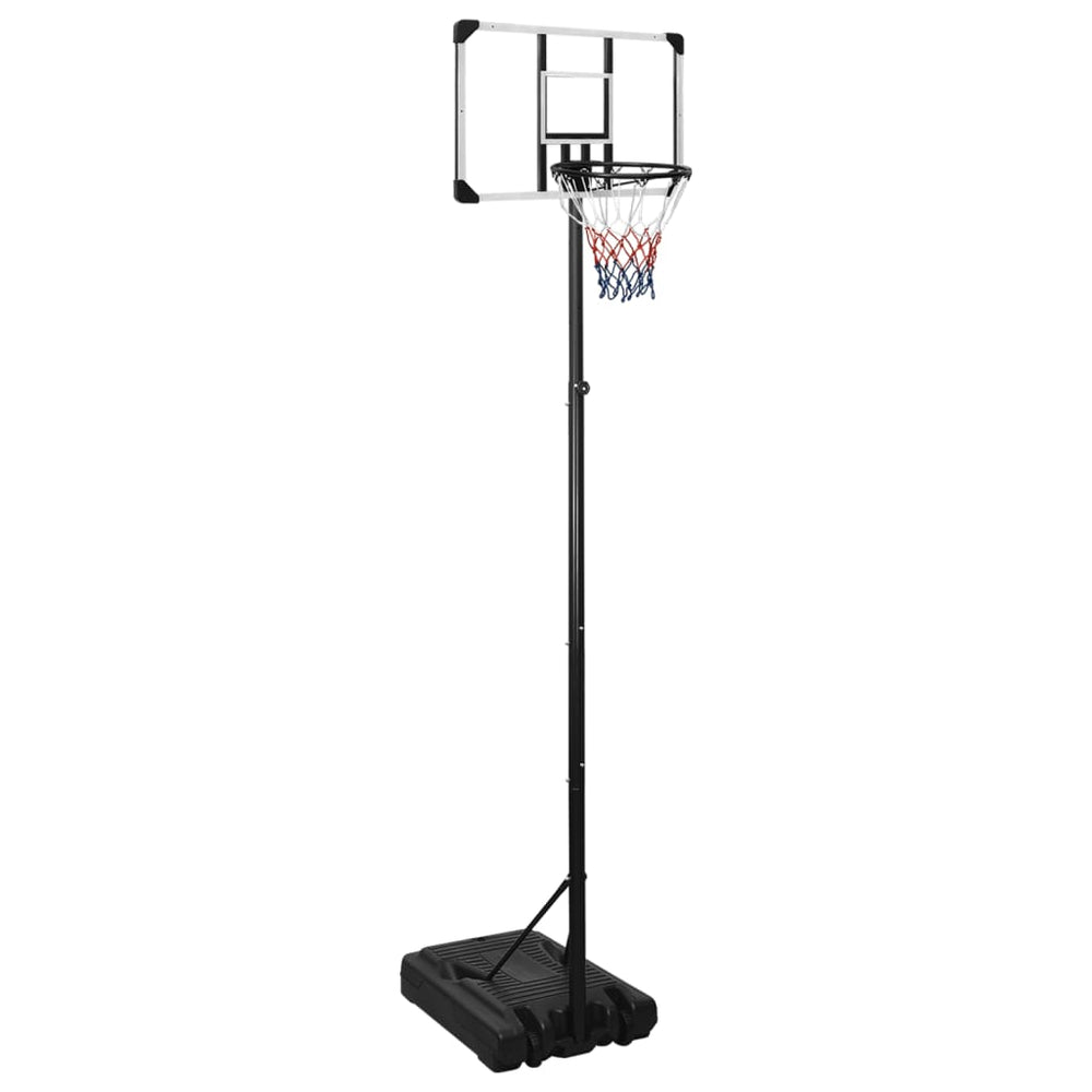 vidaXL Transparent Basketball Hoop 280-350 cm Polycarbonate