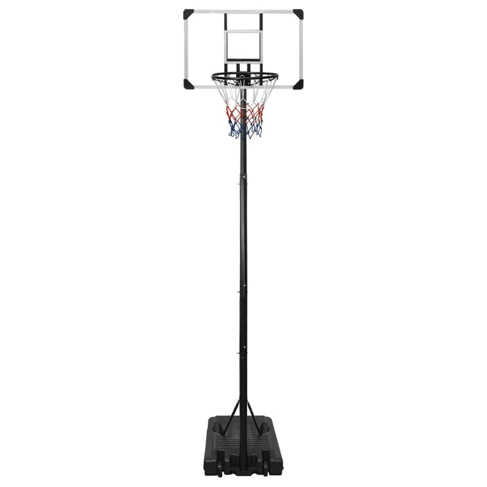 vidaXL Transparent Basketball Hoop 280-350 cm Polycarbonate