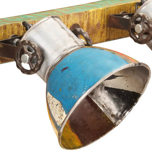 Mehrfarbige Industrie Wandleuchte mit 3 Lampen