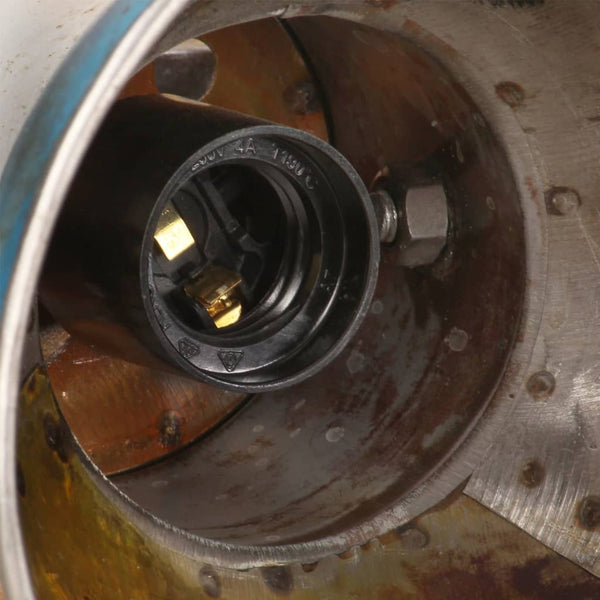 Mehrfarbige Industrie Wandleuchte mit 3 Lampen