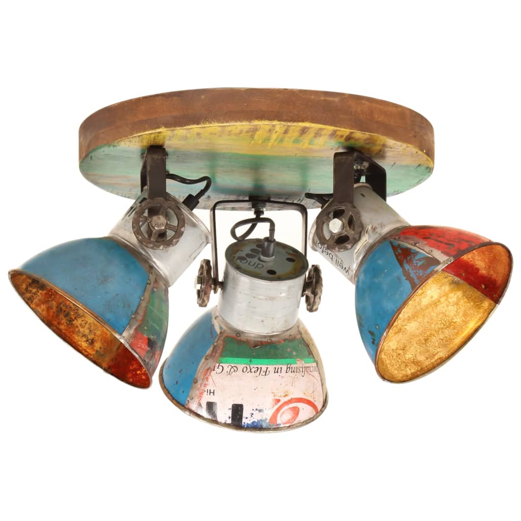 vidaXL Industrial Style Ceiling Lamp 25 W Multicolour 42x25 cm E27