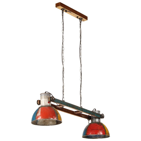 vidaXL Industrial-Style Pendant Lamp 25 W Multicolour 111 cm E27