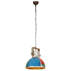 vidaXL Industrial Style Pendant Lamp 25 W Multicolored Round 40 cm E27