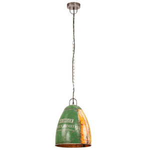 vidaXL Industrial Style Pendant Lamp 25 W Multicolored Round 32 cm E27