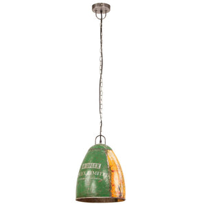 vidaXL Industrial Style Pendant Lamp 25 W Multicolored Round 32 cm E27