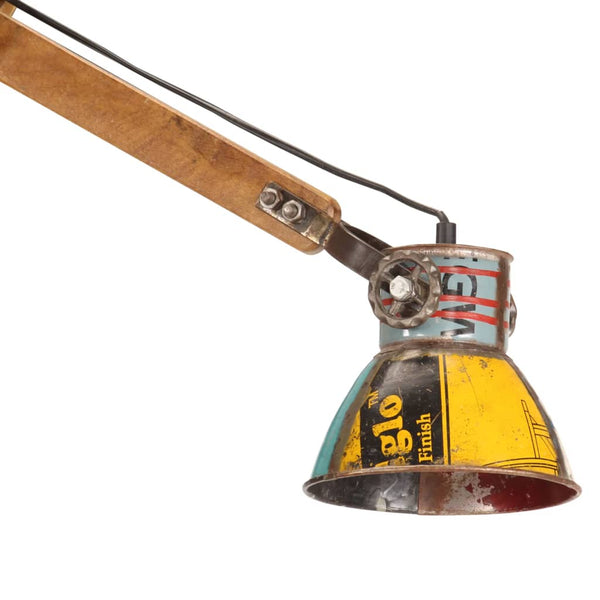 vidaXL Industrial Style Wall Lamp Multicolour Round E27