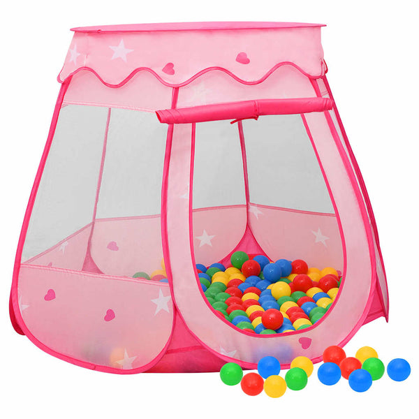 Rosa Kinder Spielzelt 102x102x82 cm