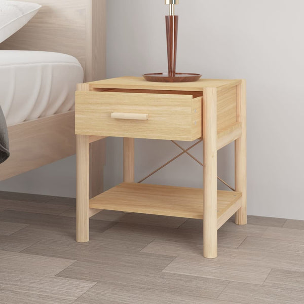 Nachttische 2er Set Holz 42x38x45 cm