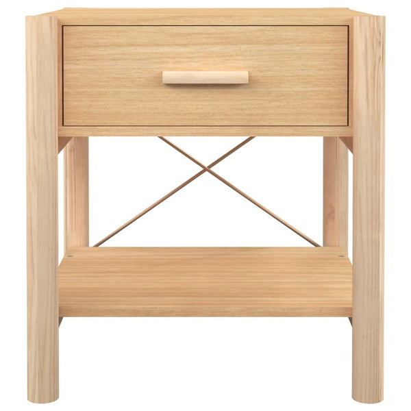 Nachttische 2er Set Holz 42x38x45 cm
