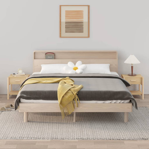 Nachttische 2er Set Holz 42x38x45 cm