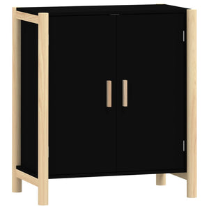 Schwarzes Sideboard 62x38x70 cm