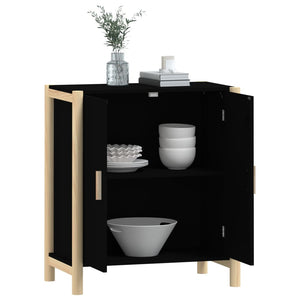 Schwarzes Sideboard 62x38x70 cm