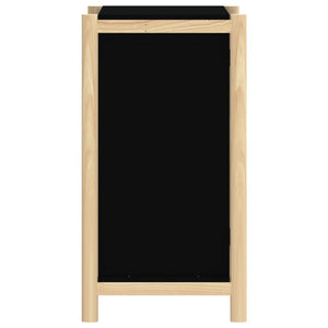Schwarzes Sideboard 62x38x70 cm