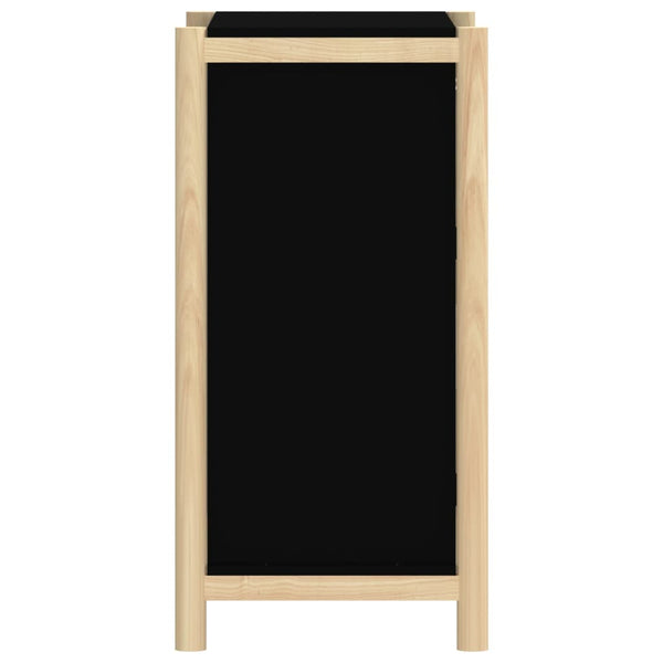 Schwarzes Sideboard 62x38x75 cm