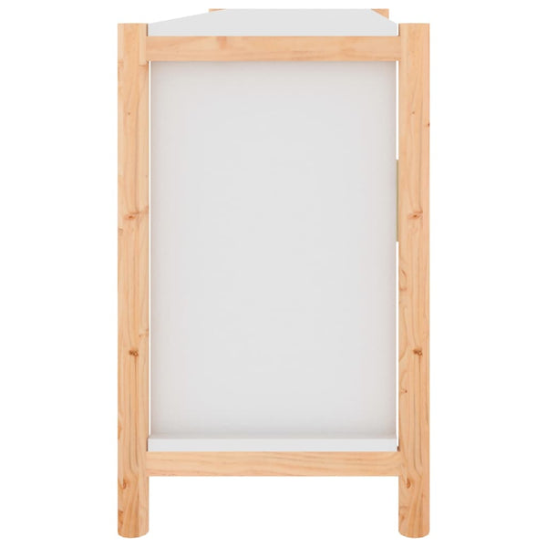 Sideboard Weiß 107 cm Holzwerkstoff