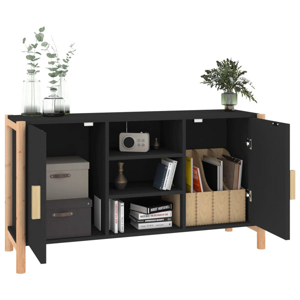 Schwarzes Sideboard 107 cm