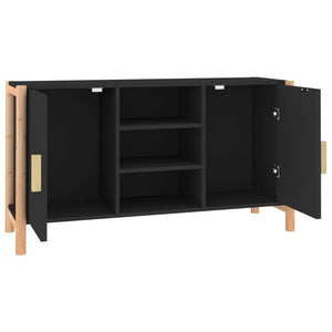 Schwarzes Sideboard 107 cm
