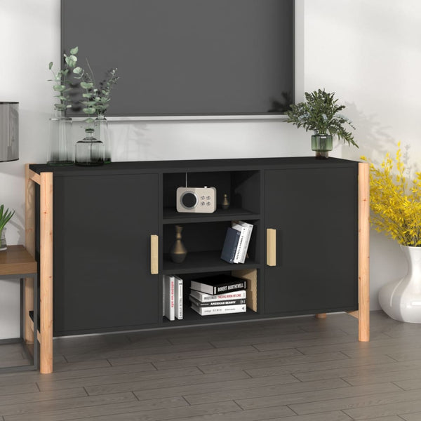 Schwarzes Sideboard 107 cm