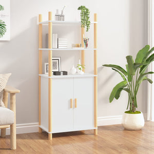 Weißes Highboard 60x40x141 cm