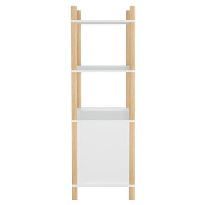 Highboard Weiß 80x40x121cm