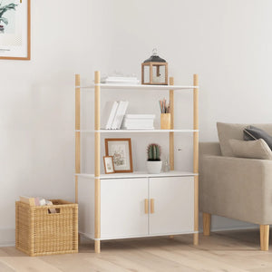 Highboard Weiß 80x40x121cm