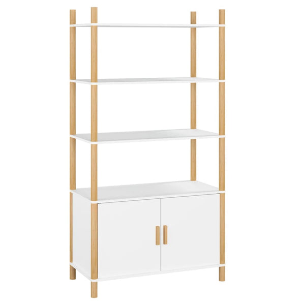 Highboard Weiß 80x40x153 cm