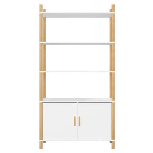 Highboard Weiß 80x40x153 cm