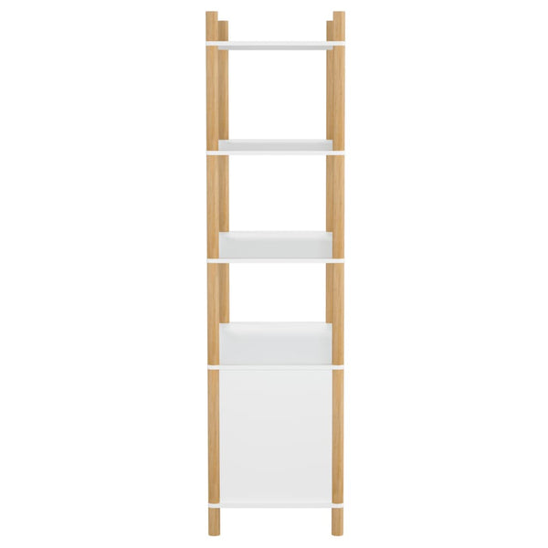 Highboard Weiß 80x40x153 cm