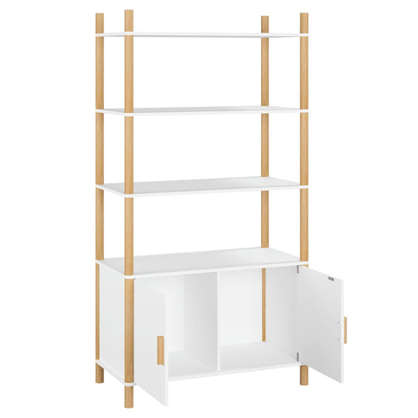 Highboard Weiß 80x40x153 cm