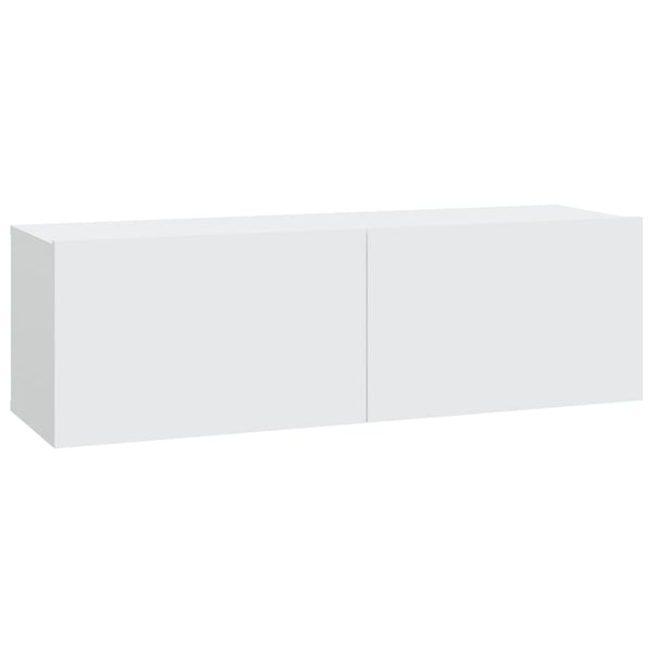 vidaXL TV Wall Cabinets 4 pcs. White 100x30x30 cm