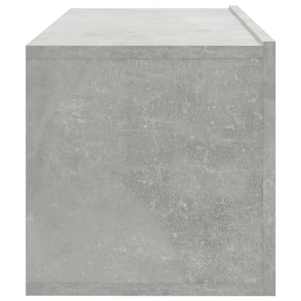 vidaXL TV Wall Cabinets 4 pcs Concrete Grey 100x30x30 cm