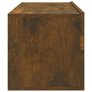 vidaXL TV Wall Cabinets 4 pcs Smoked Oak 100x30x30 cm