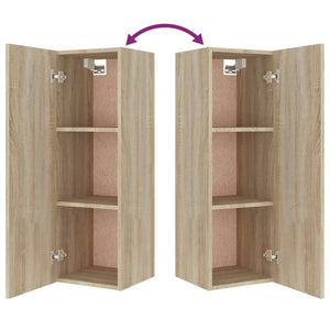vidaXL 4-Piece TV Cabinet Set Sonoma Oak Engineered Wood