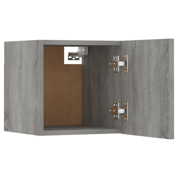 vidaXL 8-Piece TV Cabinet Set Grey Sonoma Engineered Wood