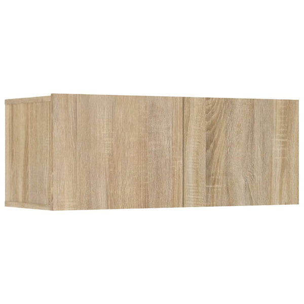 vidaXL 8-Piece TV Cabinet Set Sonoma Oak Engineered Wood