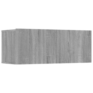vidaXL 8-Piece TV Cabinet Set Grey Sonoma Engineered Wood