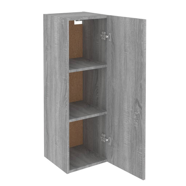 vidaXL 8-Piece TV Cabinet Set Grey Sonoma Engineered Wood
