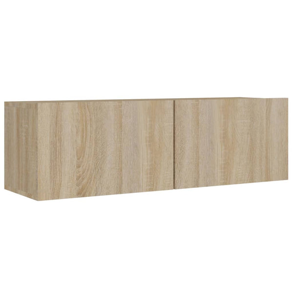 vidaXL 8-Piece TV Cabinet Set Sonoma Oak Engineered Wood