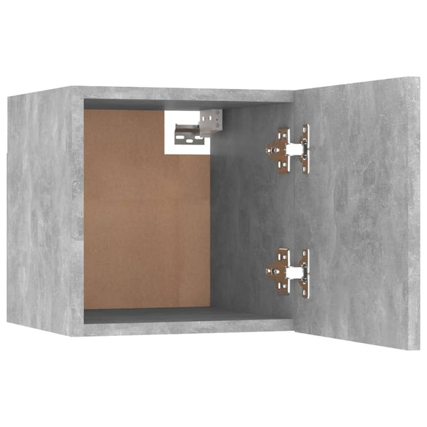 vidaXL 6-Piece TV Cabinet Set Concrete Grey Engineered Wood