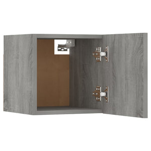 vidaXL 6-Piece TV Cabinet Set Sonoma Grey Engineered Wood