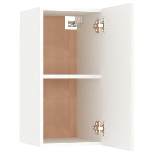 vidaXL 8-Piece TV Cabinet Set White Engineered Wood