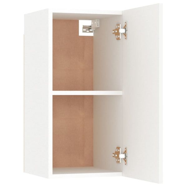vidaXL 8-Piece TV Cabinet Set White Engineered Wood