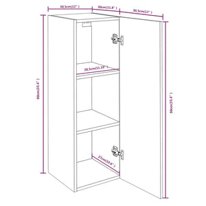 vidaXL 8-Piece TV Cabinet Set Sonoma Oak Engineered Wood