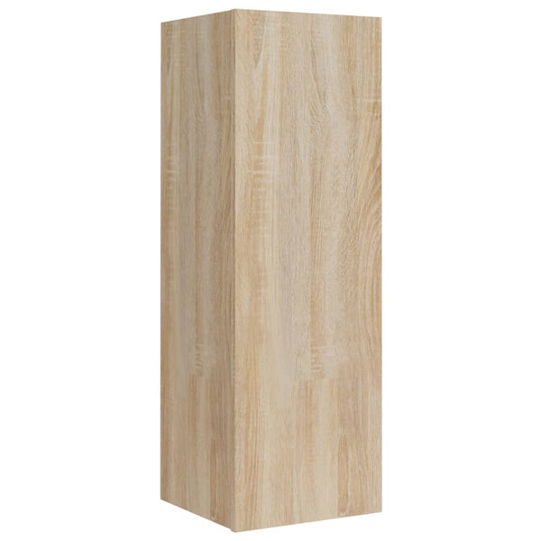 vidaXL 8-Piece TV Cabinet Set Sonoma Oak Engineered Wood