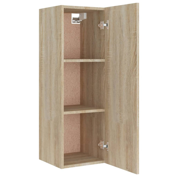 vidaXL 8-Piece TV Cabinet Set Sonoma Oak Engineered Wood