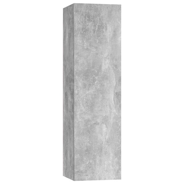 vidaXL 3-Piece TV Cabinet Set Concrete Grey Engineered Wood