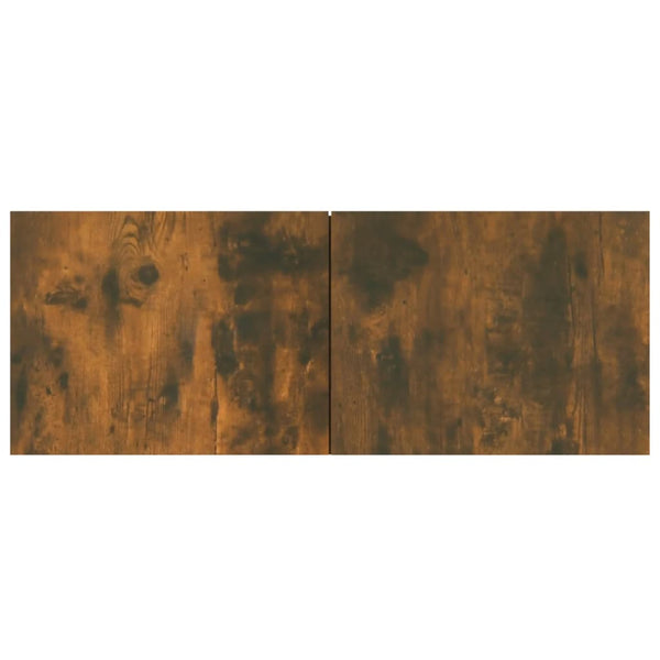 vidaXL 4-Piece TV Cabinet Set Smoked Oak Engineered Wood