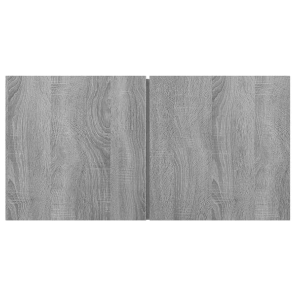 vidaXL 4-Piece TV Cabinet Set Grey Sonoma Engineered Wood